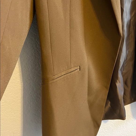 H&M Olive Brown Women's Blazer - Picture 4 of 5